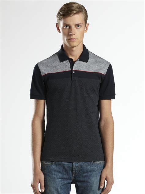 gucci mens diamante polo|Gucci long sleeve polo.